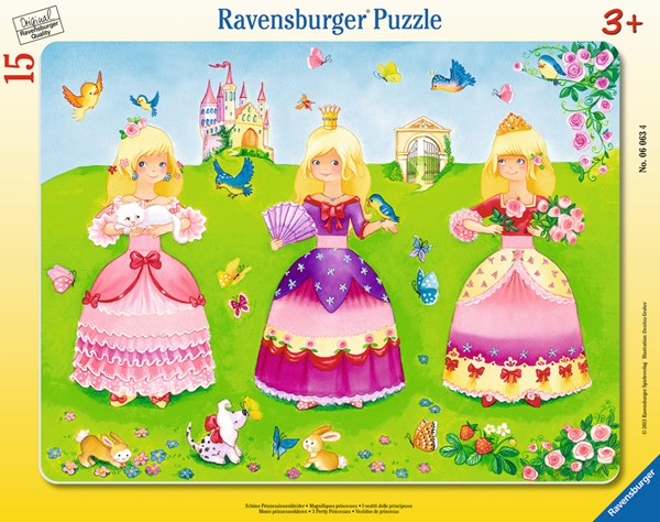 Ravensburger (06063) - "3 Pretty Princesses" - 15 piezas