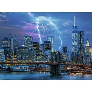Ravensburger (14909) - "Lightning over New York" - 500 piezas