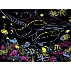 Ravensburger (13667) - "Luminous Coral Reef" - 100 piezas