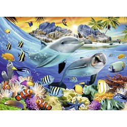 Ravensburger (13667) - "Luminous Coral Reef" - 100 piezas