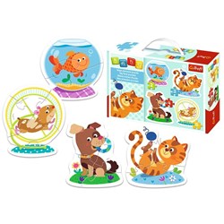 Trefl (360530) - "Pets" - 2 3 4 piezas