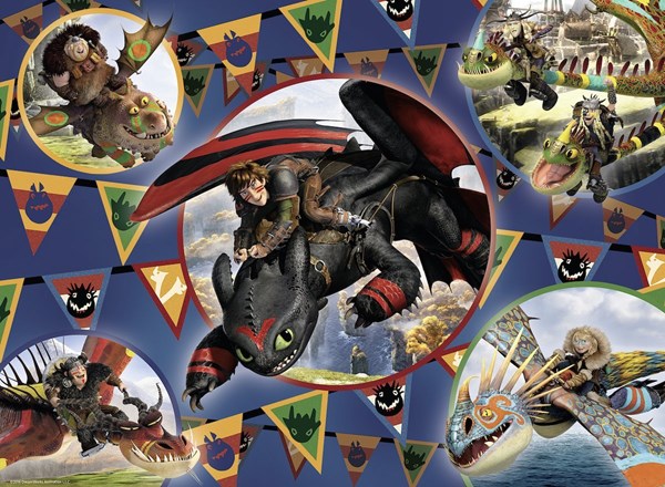 Ravensburger (13665) - "Dragons" - 100 piezas