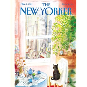 New York Puzzle Co (NPZNY1708) - "Cat's Eye View" - 1000 piezas