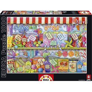 Educa (16291) - Aimee Stewart: "Candy Shop" - 1000 piezas