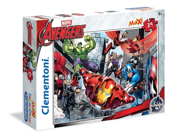 Clementoni (24036) - "Avengers" - 24 piezas