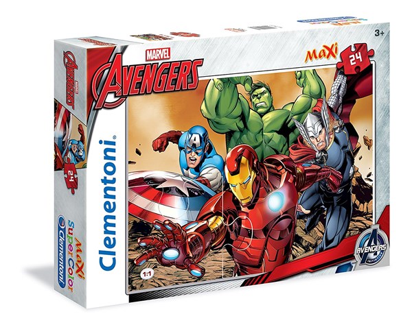 Clementoni (24037) - "Avengers" - 24 piezas