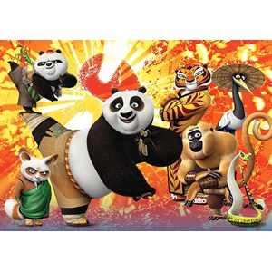 Clementoni (27959) - "Kung Fu Panda 3" - 104 piezas