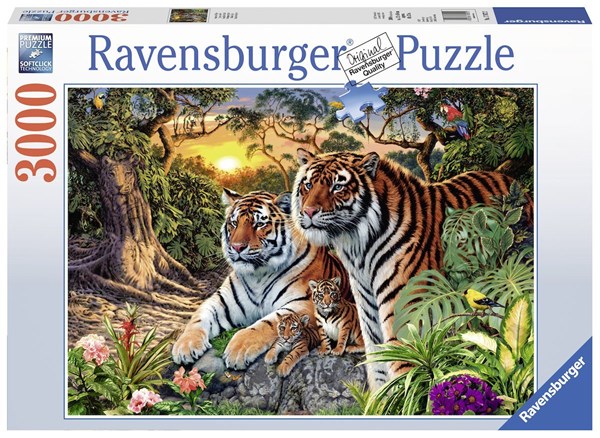 Ravensburger (17072) - "Hidden Tigers" - 3000 piezas