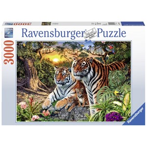 Ravensburger (17072) - "Hidden Tigers" - 3000 piezas