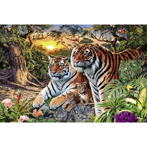 Ravensburger (17072) - "Hidden Tigers" - 3000 piezas