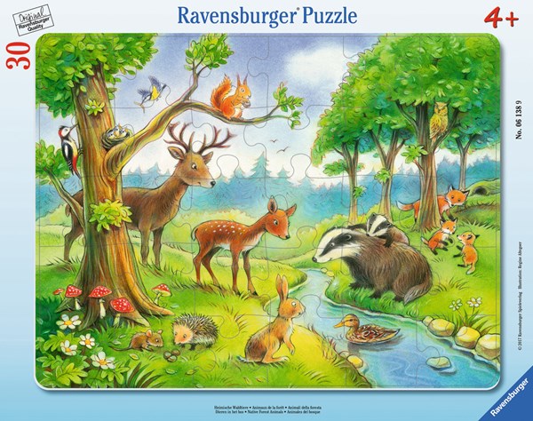 Ravensburger (06138) - "Animals" - 30 piezas