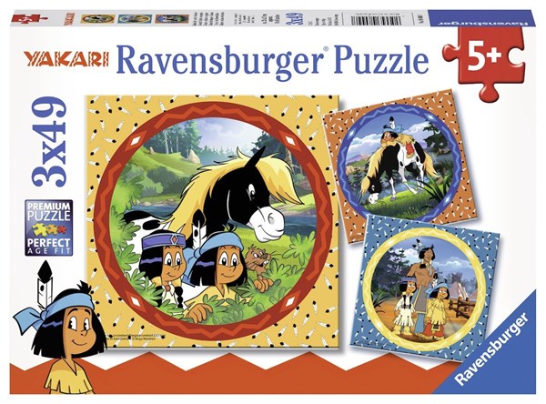 Ravensburger (08000) - "Yakari" - 49 piezas