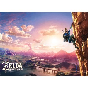 USAopoly (PZ005-502) - "The Legend of Zelda™ Breath of the Wild Scaling Hyrule" - 1000 piezas