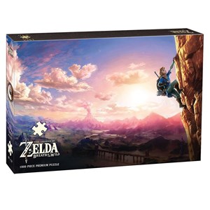 USAopoly (PZ005-502) - "The Legend of Zelda™ Breath of the Wild Scaling Hyrule" - 1000 piezas