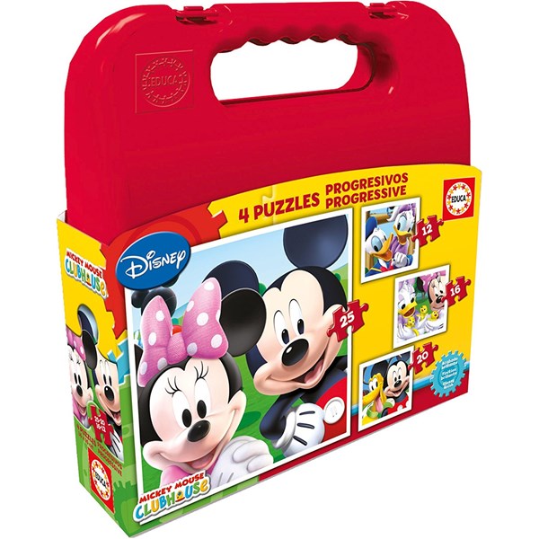 Educa (16505) - "Mickey Mouse Club House" - 12 16 20 25 piezas
