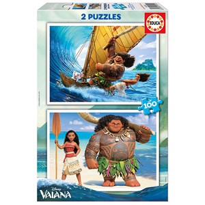 Educa (16953) - "Vaiana" - 100 piezas
