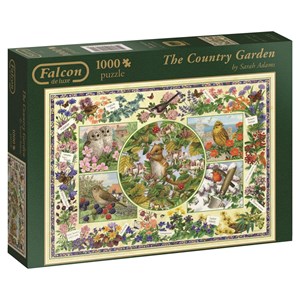 Falcon (11131) - Sarah Adams: "The Country Garden" - 1000 piezas