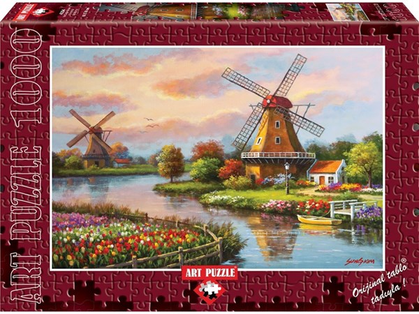 Art Puzzle (4354) - "Windmills" - 1000 piezas