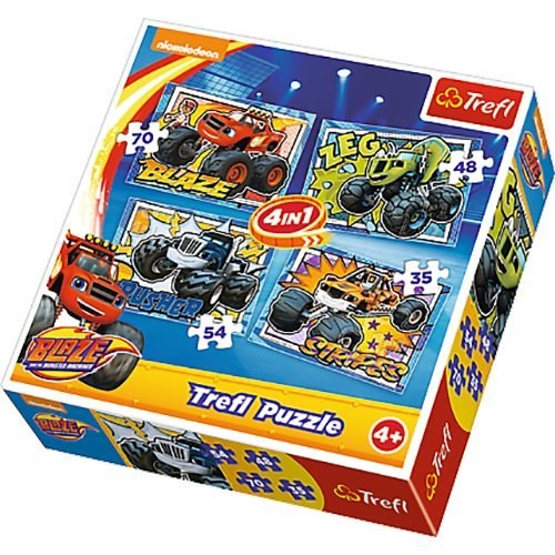 Trefl (34267) - "Blaze and the Monster Machines" - 35 48 54 70 piezas