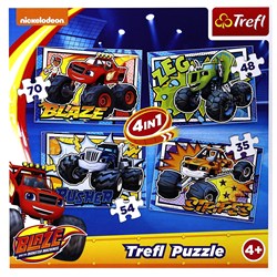 Trefl (34267) - "Blaze and the Monster Machines" - 35 48 54 70 piezas