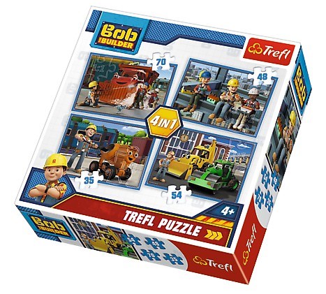 Trefl (34270) - "Bob The Builder" - 35 48 54 70 piezas
