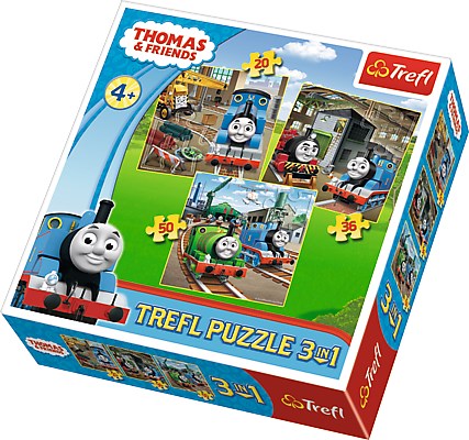 Trefl (34821) - "Thomas & Friends" - 20 36 50 piezas