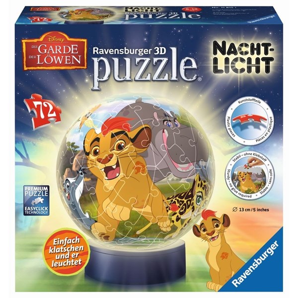 Ravensburger (11815) - "Lion Guard" - 72 piezas