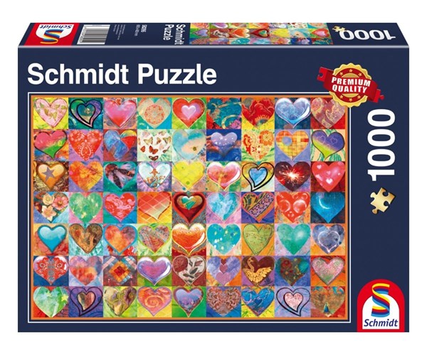 Schmidt Spiele (58295) - "Heart To Heart" - 1000 piezas