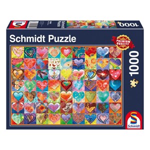 Schmidt Spiele (58295) - "Heart To Heart" - 1000 piezas