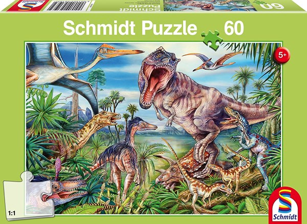 Schmidt Spiele (56193) - "Dinosaurs" - 60 piezas