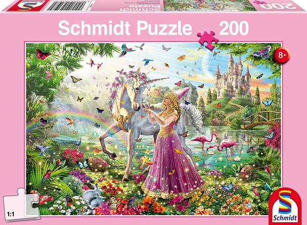 Schmidt Spiele (56197) - "Beautiful Fairy in the Magic Forest" - 200 piezas