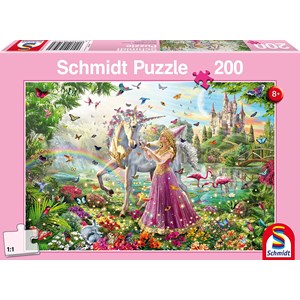 Schmidt Spiele (56197) - "Beautiful Fairy in the Magic Forest" - 200 piezas