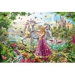 Schmidt Spiele (56197) - "Beautiful Fairy in the Magic Forest" - 200 piezas