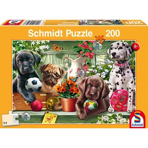 Schmidt Spiele (56198) - "Playful Dog" - 200 piezas