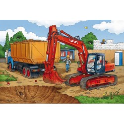 Schmidt Spiele (56200) - "The Construction Site" - 24 piezas