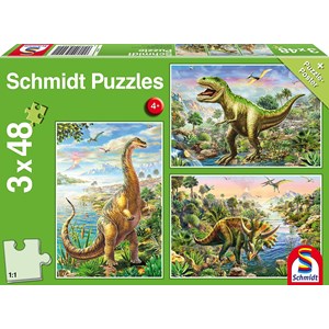 Schmidt Spiele (56202) - "Dinosaurs" - 48 piezas