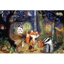 Schmidt Spiele (56220) - "Animals of the Forest" - 24 piezas