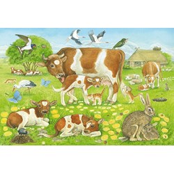Schmidt Spiele (56222) - "Animal Families" - 48 piezas