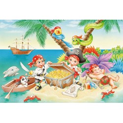 Schmidt Spiele (56223) - "Pirates" - 48 piezas