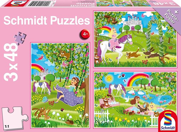 Schmidt Spiele (56225) - "Princess" - 48 piezas