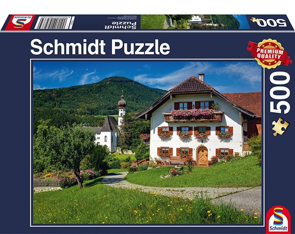 Schmidt Spiele (58273) - "Holiday on Hoglworth Abbey" - 500 piezas