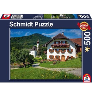 Schmidt Spiele (58273) - "Holiday on Hoglworth Abbey" - 500 piezas