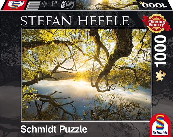 Schmidt Spiele (59383) - Stefan Hefele: "Embrace of Gold" - 1000 piezas