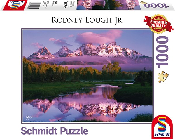 Schmidt Spiele (59386) - Rodney Lough Jr.: "Day Dreaming, The Grand Teton National Park, Wyoming" - 1000 piezas