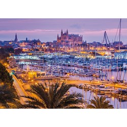 Schmidt Spiele (58302) - "Old Town and Port, Palma de Mallorca" - 1000 piezas