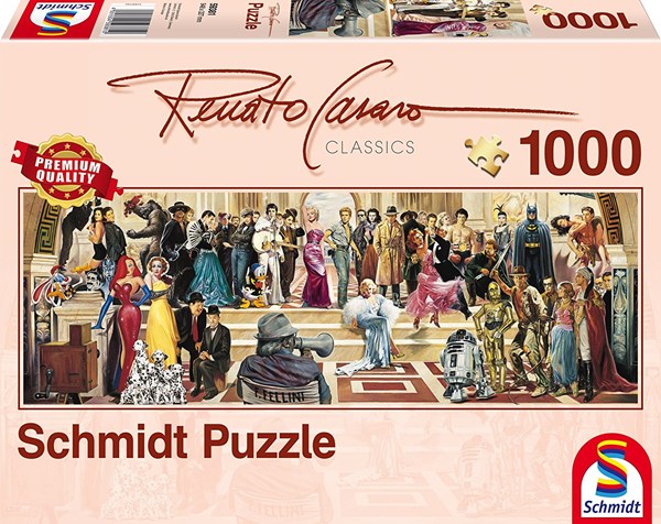 Schmidt Spiele (59381) - Renato Casaro: "100 Years of Film" - 1000 piezas