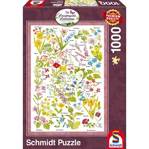 Schmidt Spiele (59566) - "Wild Flowers" - 1000 piezas