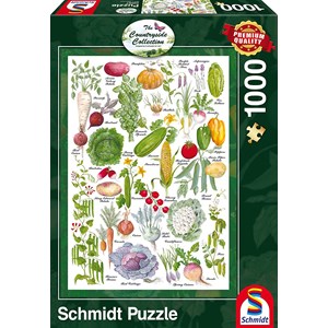 Schmidt Spiele (59567) - "Vegetable Garden" - 1000 piezas