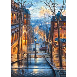 Schmidt Spiele (59560) - Eugene Lushpin: "Spring Morning in Montmartre" - 1000 piezas