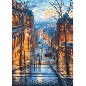 Schmidt Spiele (59560) - Eugene Lushpin: "Spring Morning in Montmartre" - 1000 piezas